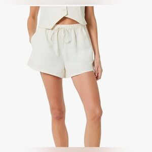 The Drop Women's Emilie Relaxed Pull-on Linen Shorts